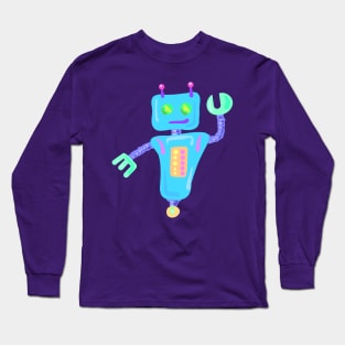 Friendly Robot! Long Sleeve T-Shirt